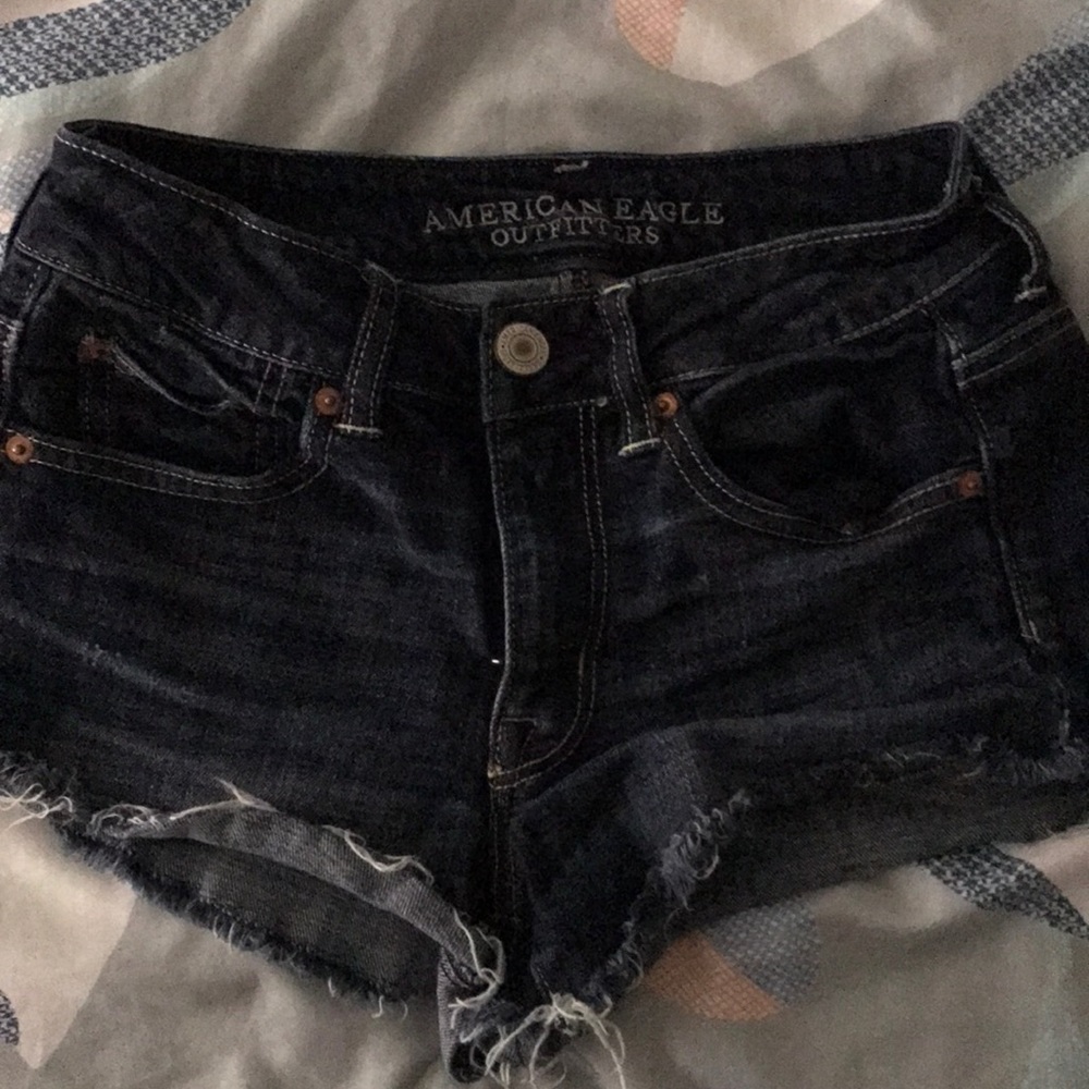 Dark Wash American Eagle Shorts